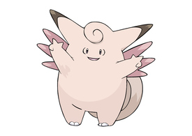 Clefable Pokemon Vector