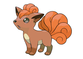 Vulpix Pokemon Vector