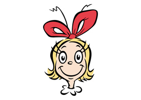Cindy Lou Face Free Vector