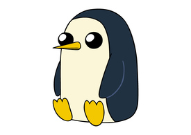 Gunter Adventure Time Free Vector