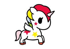 Stellina Unicorno Tokidoki Free Vector