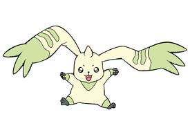 Terriermon Digimon Tamers Free Vector