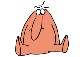 Aubrey Cartoon Character Free Vector