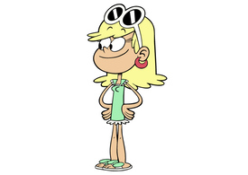 Leni Loud From The Loud House Vector