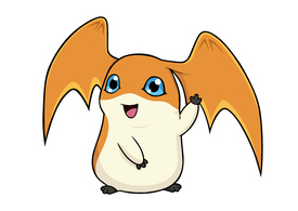 Patamon Free Vector