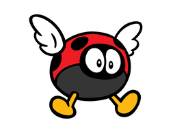 Para-Biddybud Super Mario Vector