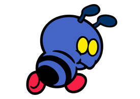Ant Trooper Mario Free Vector