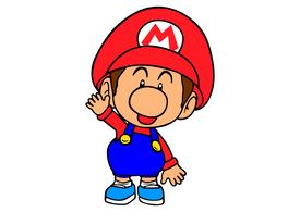 Baby Mario Vector