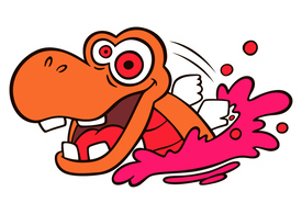 Blargg Super Mario Free Vector