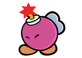 Bombette Mario Vector