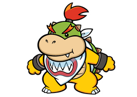 Bowser Jr. Mario Free Vector