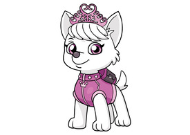 Sweetie PAW Patrol Free Vector