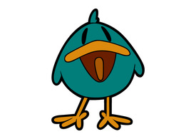 Baby Bird Pocoyo Free Vector