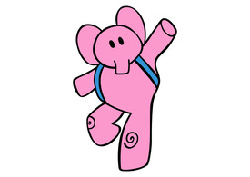 Elly Pocoyo Vector