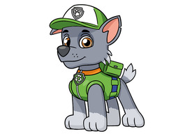 Rocky PAW Patrol Free Vector