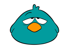 Sleepy Bird Pocoyo Free Vector