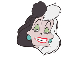 Cruella Face Vector