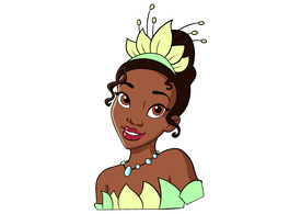 Tiana The Princess And The Frog Vector